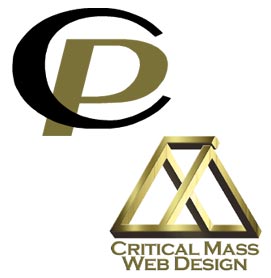 The controlPanel and Critical Mass Web Design logos
