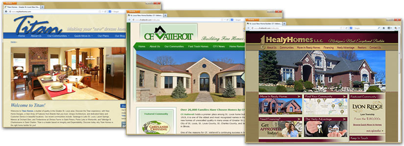 Take control of your home builder website with the controlPanel from Critical Mass Web Design - content management system for home builders